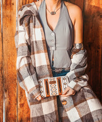 Wrangler Aztec Dual-Sided Print Wallet