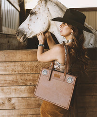 Wrangler Concho Carry All Shoulder Bag-Country Glam Outfits