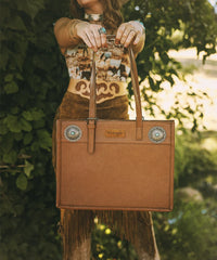 Wrangler Concho Carry All Shoulder Bag-Country Glam Outfits