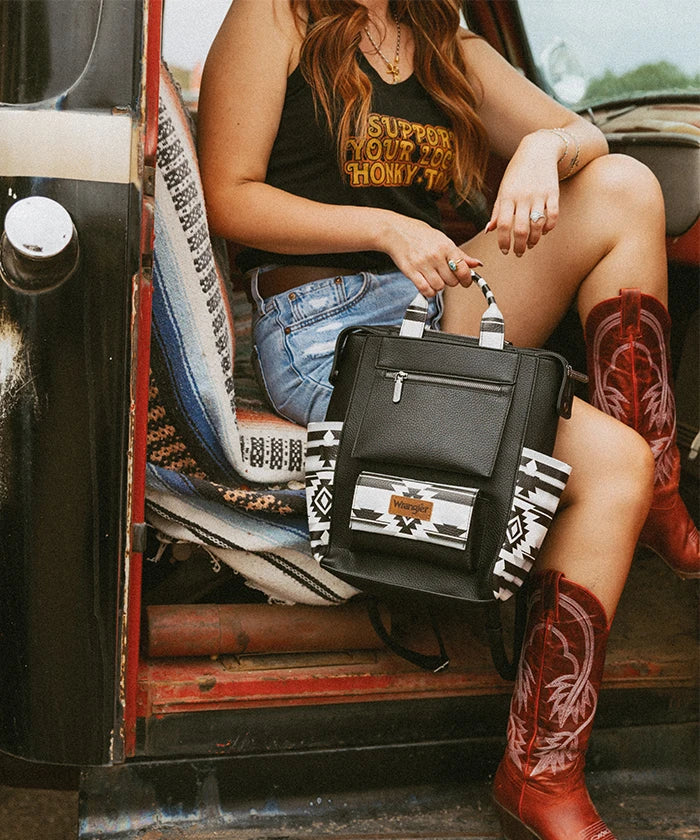 Wrangler Aztec Backpack-Country Glam Outfits