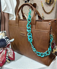 MONTANA WEST ACRYLIC CHAIN STRAP