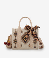 Montana West Leopard Printed Purse Scarf