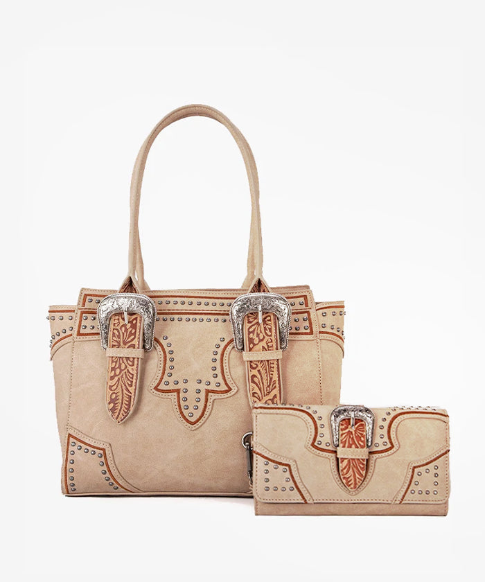 Montana West Buckle Concealed Carry Tote Set Montana West World