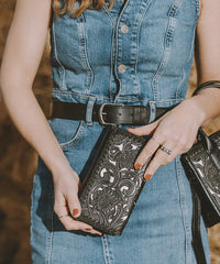 Trinity Ranch Floral Tooled Bifold Wallet