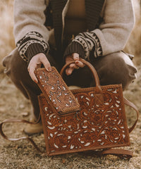 Trinity Ranch Floral Tooled Bifold Wallet