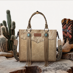Montana West Western Fringe Bag