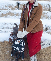 Wrangler Cow Print Mini Backpack