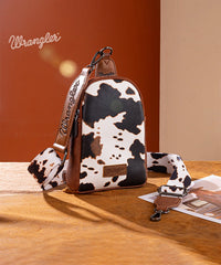 Wrangler Cow Print Sling Bag