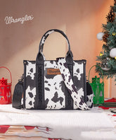 Wrangler Cow Print Concealed Crossbody Bag