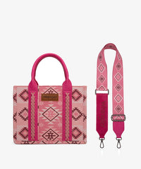 Wrangler Aztec Pattern Dual Sided Print Tote Bag
