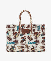 Wrangler Cowboy Print Tote Bag