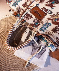 Wrangler Cowboy Print Tote Bag