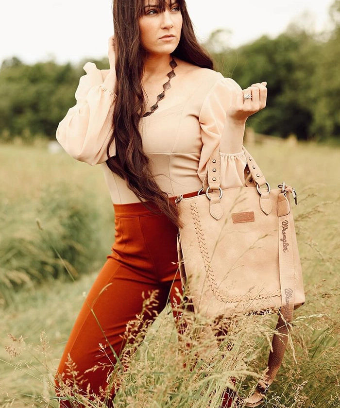 Wrangler Whipstitch Convertible Backpack-Country Glam Outfits