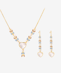 Wrangler Demeter’s Heart Necklace and Earrings Set