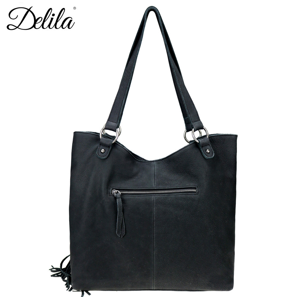 Delila 100% Genuine Leather Collection Tote - Montana West World