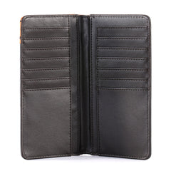 Montana West Embossed Vintage Floral Men's Bifold Long Wallet - Montana West World