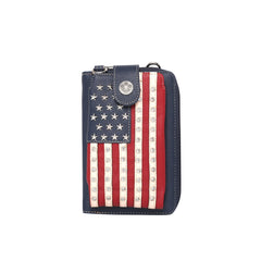 Montana West American Pride Crossbody Wallet Phone Bag - Montana West World