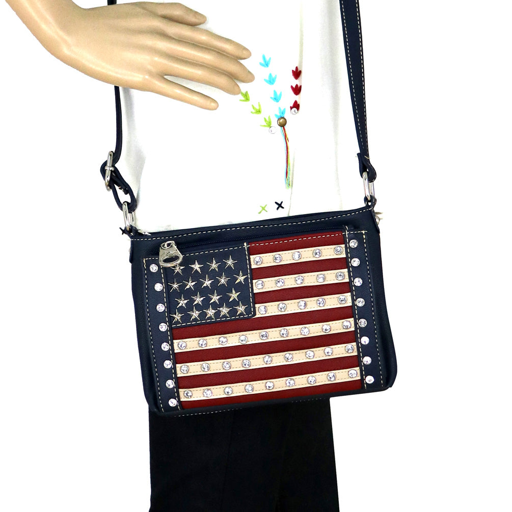 Montana West American Pride Collection Organizer Crossbody Bag - Montana West World