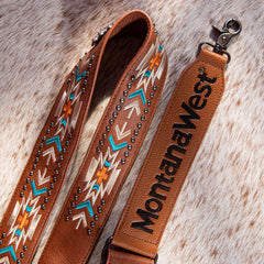 Montana West Western Brown Aztec Crossbody Strap - Montana West World