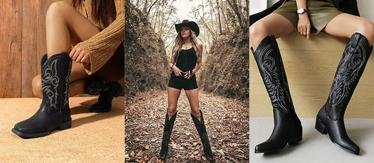 How to Choose the Best Black Cowboy Boots for Women by Style (Complete Guide)