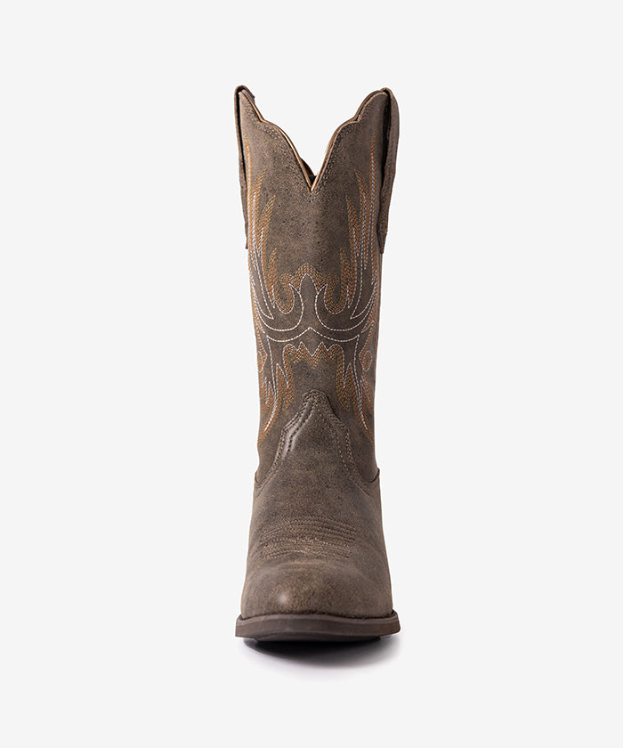 Women’s Vintage Amber Full-Grain Leather  Boots