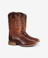 Men's Oiled Distressed Leather Western Boots