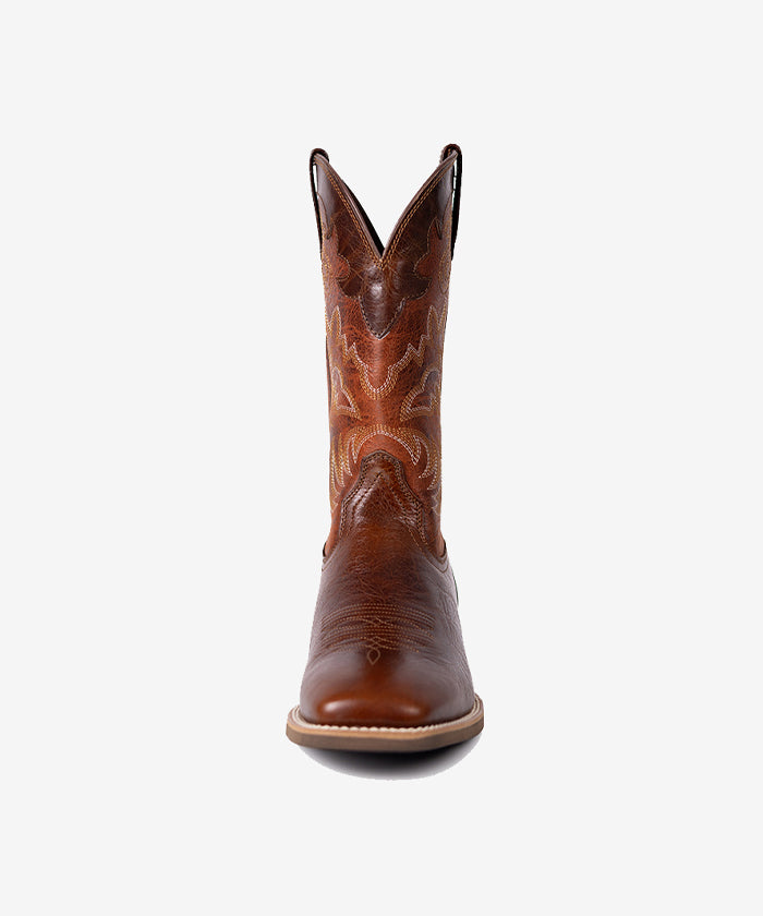 Men's Oiled Distressed Leather Western Boots