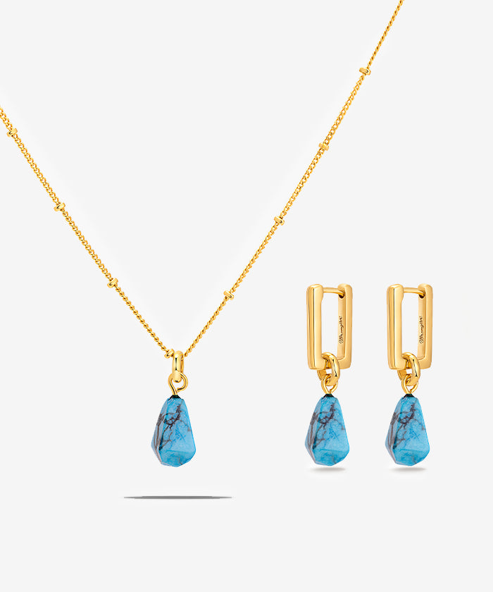 Wrangler Gold Plated Minimalist Pendant Jewelry Sets