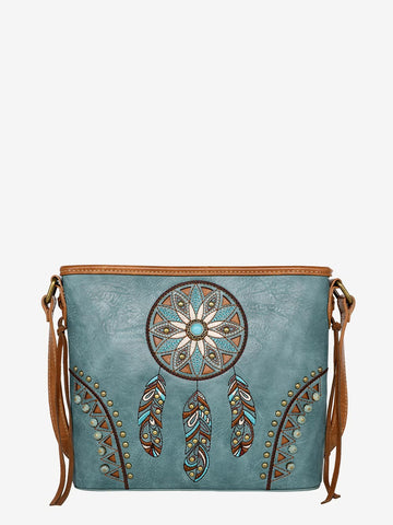 Montana West Cut-out Embroidered Floral Concealed Carry Crossbody Collection - Montana West World