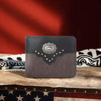 Montana West Color Block Navajo Concho Bifold Wallet - Montana West World