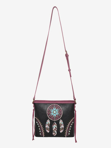 Montana West Cut-out Embroidered Floral Concealed Carry Crossbody Collection - Montana West World