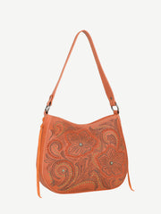 Montana West Cut-out Floral Embossed Concealed Carry Hobo - Montana West World