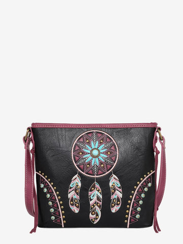 Montana West Cut-out Embroidered Floral Concealed Carry Crossbody Collection - Montana West World