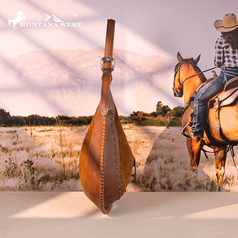 Pre-sale Montana West Studded Whipstitch Hobo Bag