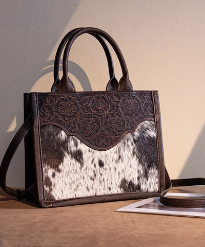 Trinity Ranch Embossed Floral Concealed Carry Tote - Montana West World