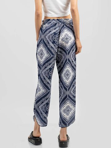 American Bling Women Aztec Tribe Print Long Pants - Montana West World