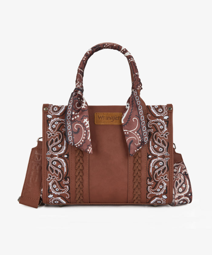 Wrangler Western Paisley Tote Bag