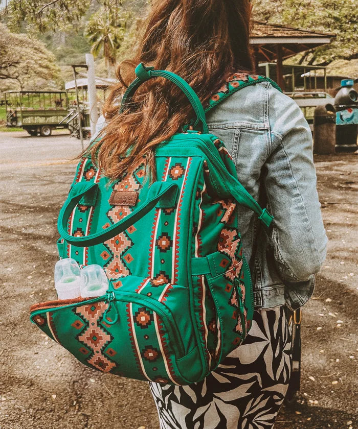 aztec print laptop backpack Wrangler Aztec Southwestern Print Diaper Bag