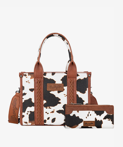 Wrangler Cow Print Concealed Tot Bag Set Montana West Montana West World