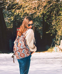 Wrangler Aztec Printed Diaper Bag Backpack