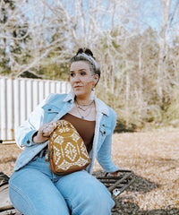 Wrangler Aztec Print Sling Bag