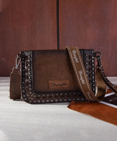 Wrangler Rivets Studded Crossbody Bag