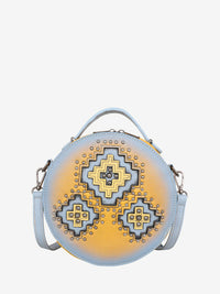 Montana West Cut-out Aztec Applique Crossbody Circle Bag - Montana West World