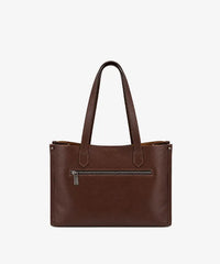 Wrangler Genuine Leather Multi-Pocket Tote Bag