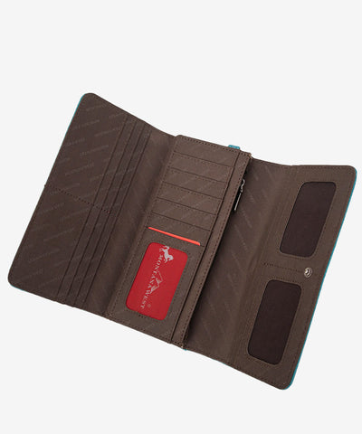 Montana West Tooled Wallet