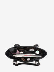 American Bling Black Embossed Floral Tote Set - Montana West World