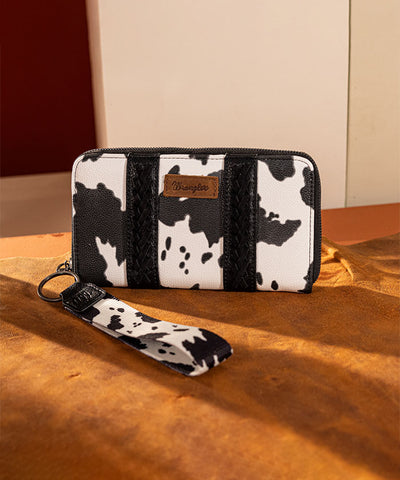 Wrangler Cow Print Concealed Crossbody Bag Set