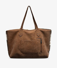 Montana West High Country Plush Faux Fur Market Tote Bag(Preorder)