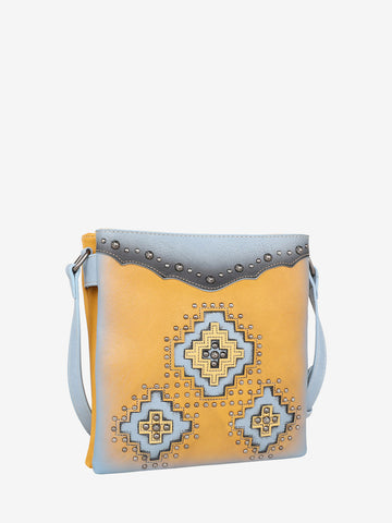 Montana West Cut-out Aztec Applique Concealed Carry Crossbody - Montana West World