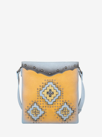 Montana West Cut-out Aztec Applique Concealed Carry Crossbody - Montana West World